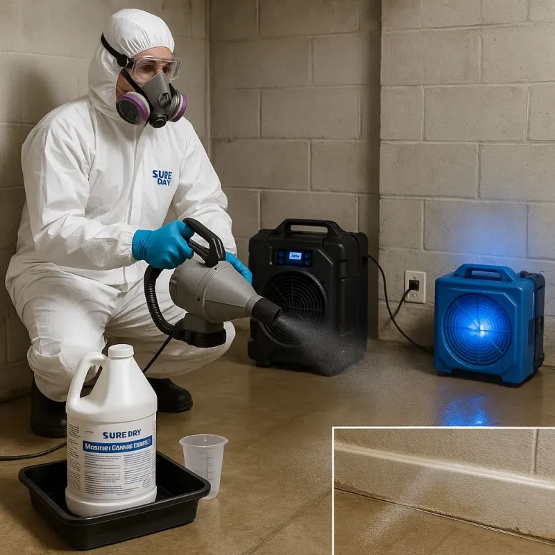 Sanitization and Odor Removal process in Dickson, OK